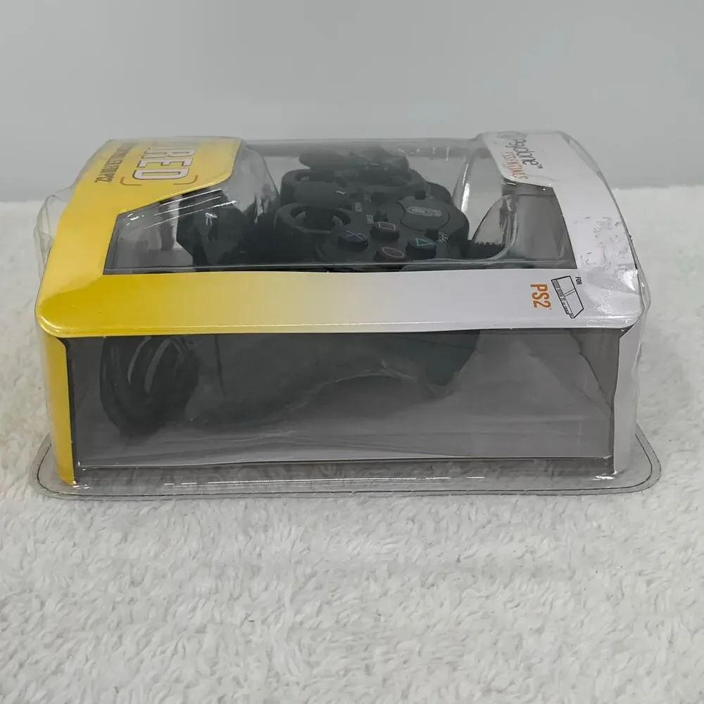 Psyclone Essentials PS2 Wired Controller Black 6ft. Cord Playstation 2 PSE02 New